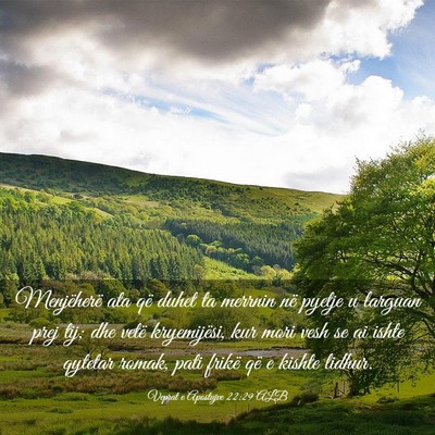 Picture 03 - Veprat e Apostujve 22:29 ALB - Menjëherë ata që duhet ta merrnin në pyetje u - Bible Verse Picture