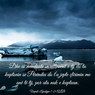 Picture 03 - Veprat e Apostujve 7:25 ALB - Dhe ai mendonte se vëllezërit e tij do ta - Bible Verse Picture