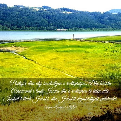 Picture 03 - Veprat e Apostujve 7:8 ALB - Pastaj i dha atij besëlidhjen e rrethprerjes. - Bible Verse Picture