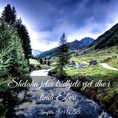 Picture 03 - Zanafilla 11:14 ALB - Shelahu jetoi tridhjetë vjet dhe i lindi - Bible Verse Picture