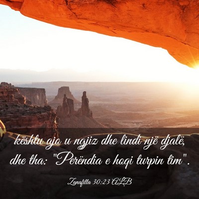 Picture 03 - Zanafilla 30:23 ALB - kështu ajo u ngjiz dhe lindi një djalë, dhe - Bible Verse Picture
