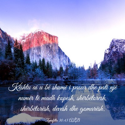 Picture 03 - Zanafilla 30:43 ALB - Kështu ai u bë shumë i pasur dhe pati një - Bible Verse Picture