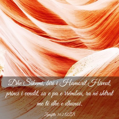 Picture 03 - Zanafilla 34:2 ALB - Dhe Sikemi, biri i Hamorit Hiveut, princi i - Bible Verse Picture