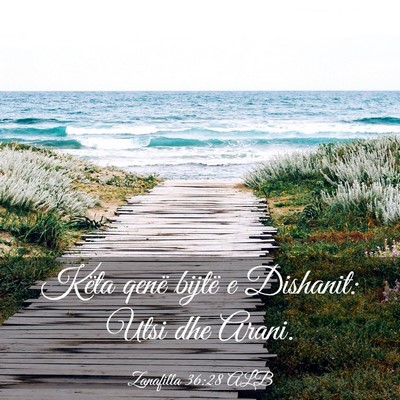 Picture 03 - Zanafilla 36:28 ALB - Këta qenë bijtë e Dishanit: Utsi dhe - Bible Verse Picture