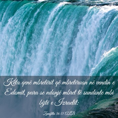 Picture 03 - Zanafilla 36:31 ALB - Këta qenë mbretërit që mbretëruan në vendin - Bible Verse Picture