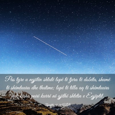 Picture 03 - Zanafilla 41:19 ALB - Pas tyre u ngjitën shtatë lopë të tjera të - Bible Verse Picture