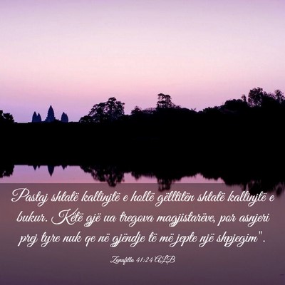 Picture 03 - Zanafilla 41:24 ALB - Pastaj shtatë kallinjtë e hollë gëlltitën - Bible Verse Picture