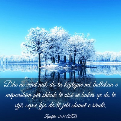 Picture 03 - Zanafilla 41:31 ALB - Dhe në vend nuk do ta kujtojnë më bollëkun e - Bible Verse Picture