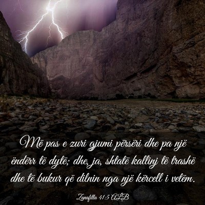 Picture 03 - Zanafilla 41:5 ALB - Më pas e zuri gjumi përsëri dhe pa një - Bible Verse Picture