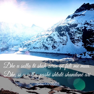 Picture 03 - Zbulesa 1:12 ALB - Dhe u solla të shoh zërin që foli me mua. Dhe, - Bible Verse Picture