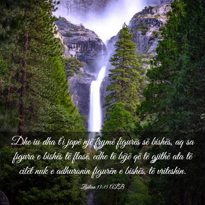 Picture 03 - Zbulesa 13:15 ALB - Dhe iu dha t’i japë një frymë figurës së - Bible Verse Picture