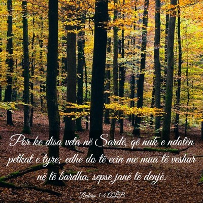 Picture 03 - Zbulesa 3:4 ALB - Por ke disa veta në Sardë, që nuk e ndotën - Bible Verse Picture