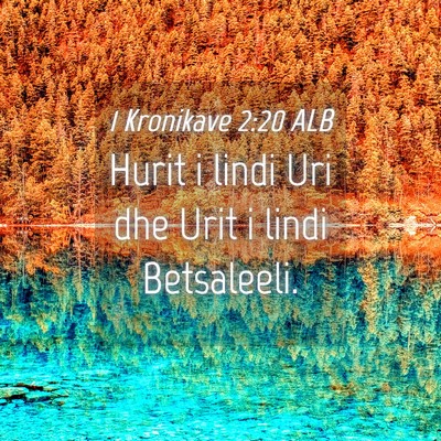 Picture 04 - 1 Kronikave 2:20 ALB - Hurit i lindi Uri dhe Urit i lindi - Bible Verse Picture