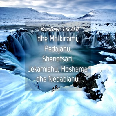 Picture 04 - 1 Kronikave 3:18 ALB - dhe Malkirami, Pedajahu, Shenatsari, Jekamiahu, - Bible Verse Picture