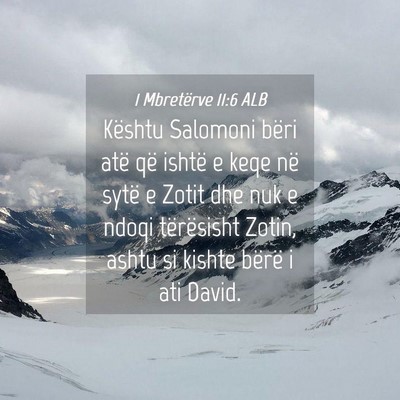 Picture 04 - 1 Mbretërve 11:6 ALB - Kështu Salomoni bëri atë që ishtë e keqe në - Bible Verse Picture