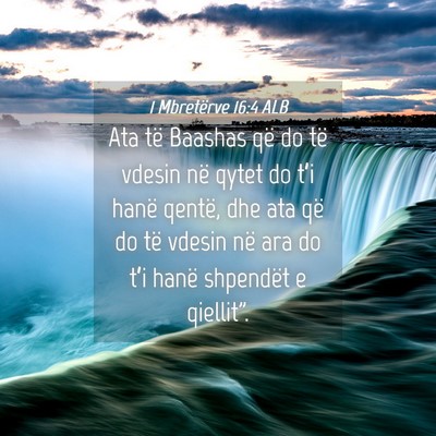 Picture 04 - 1 Mbretërve 16:4 ALB - Ata të Baashas që do të vdesin në qytet do - Bible Verse Picture