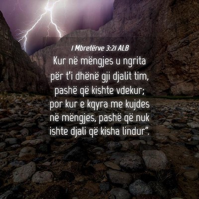 Picture 04 - 1 Mbretërve 3:21 ALB - Kur në mëngjes u ngrita për t’i dhënë gji - Bible Verse Picture