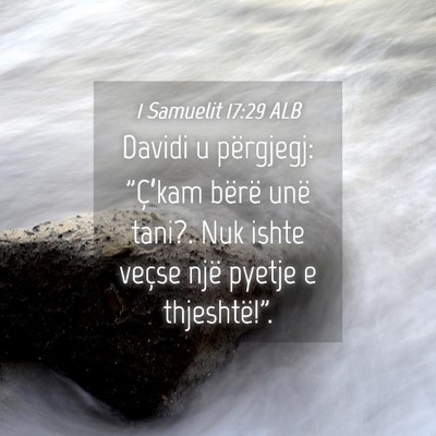 Picture 04 - 1 Samuelit 17:29 ALB - Davidi u përgjegj: 