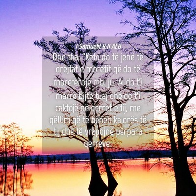 Picture 04 - 1 Samuelit 8:11 ALB - Dhe tha: 