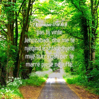 Picture 04 - 2 Kronikave 17:18 ALB - pas tij vinte Jehozabadi, dhe me të njëqind e - Bible Verse Picture