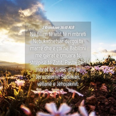 Picture 04 - 2 Kronikave 36:10 ALB - Në fillim të vitit të ri mbreti Nebukadnetsar - Bible Verse Picture