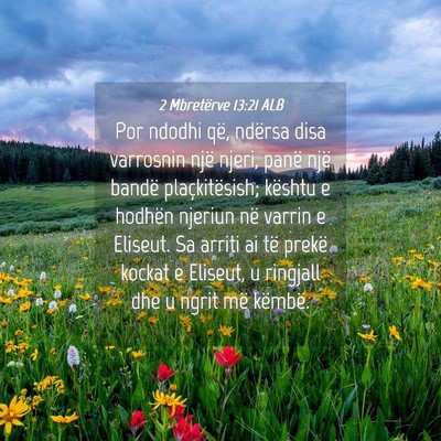 Picture 04 - 2 Mbretërve 13:21 ALB - Por ndodhi që, ndërsa disa varrosnin një - Bible Verse Picture