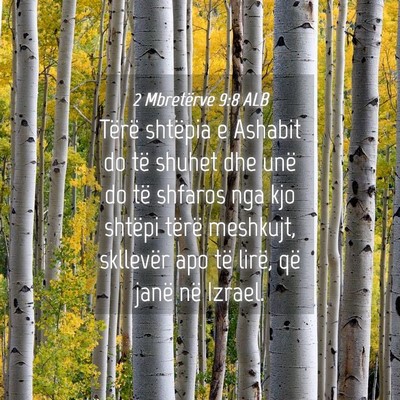 Picture 04 - 2 Mbretërve 9:8 ALB - Tërë shtëpia e Ashabit do të shuhet dhe unë - Bible Verse Picture