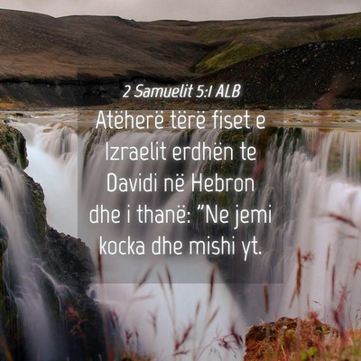 Picture 04 - 2 Samuelit 5:1 ALB - Atëherë tërë fiset e Izraelit erdhën te - Bible Verse Picture