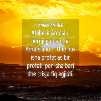 Picture 04 - Amosi 7:14 ALB - Atëherë Amosi u përgjigj dhe i tha Amatsiahut: - Bible Verse Picture