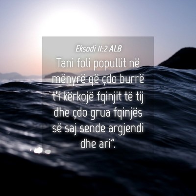 Picture 04 - Eksodi 11:2 ALB - Tani foli popullit në mënyrë që çdo burrë - Bible Verse Picture