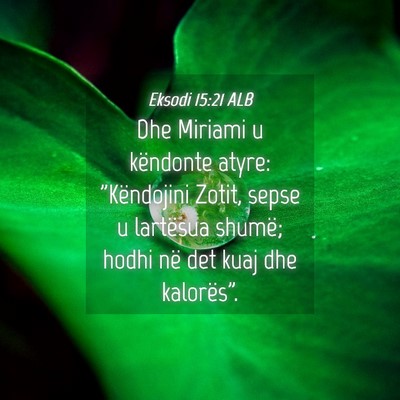 Picture 04 - Eksodi 15:21 ALB - Dhe Miriami u këndonte atyre: 