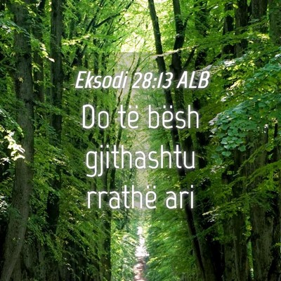 Picture 04 - Eksodi 28:13 ALB - Do të bësh gjithashtu rrathë - Bible Verse Picture