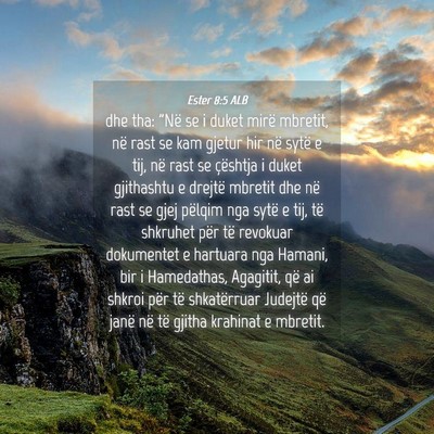 Picture 04 - Ester 8:5 ALB - dhe tha: 
