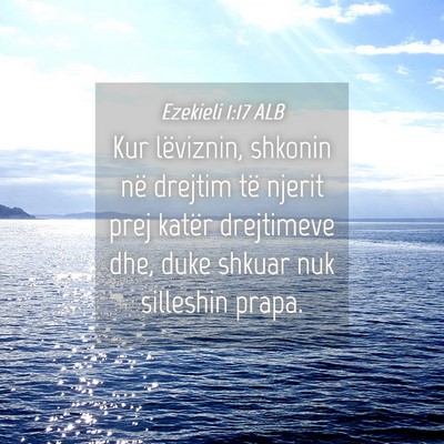Picture 04 - Ezekieli 1:17 ALB - Kur lëviznin, shkonin në drejtim të njerit - Bible Verse Picture