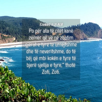 Picture 04 - Ezekieli 11:21 ALB - Po për ata të cilët kanë zemër që vë në - Bible Verse Picture