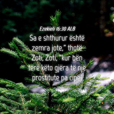 Picture 04 - Ezekieli 16:30 ALB - Sa e shthurur është zemra jote,
