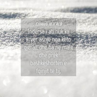 Picture 04 - Ezekieli 18:11 ALB - (ndërsa i ati nuk ka kryer asnjë nga këto - Bible Verse Picture