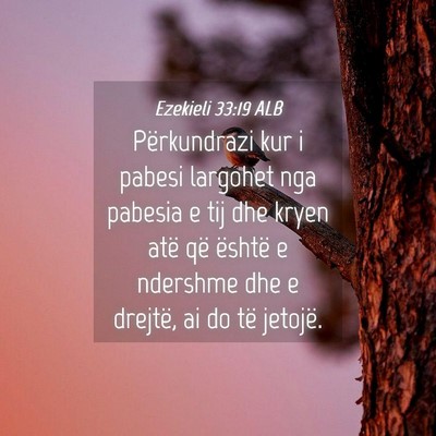 Picture 04 - Ezekieli 33:19 ALB - Përkundrazi kur i pabesi largohet nga pabesia e - Bible Verse Picture