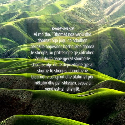 Picture 04 - Ezekieli 42:13 ALB - Ai më tha: 