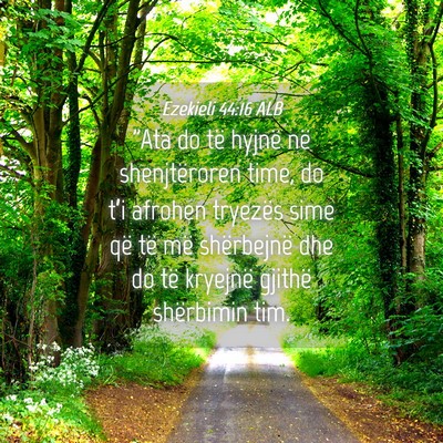 Picture 04 - Ezekieli 44:16 ALB - 