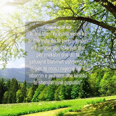 Picture 04 - Ezekieli 46:20 ALB - Ai më tha: 