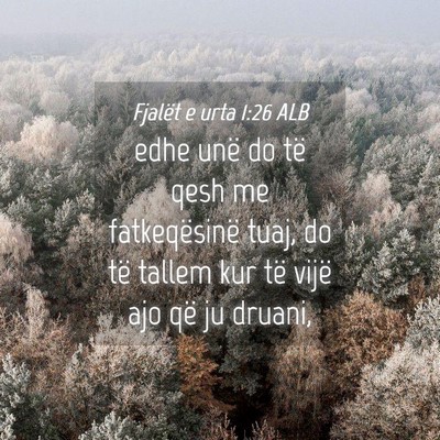 Picture 04 - Fjalët e urta 1:26 ALB - edhe unë do të qesh me fatkeqësinë tuaj, do - Bible Verse Picture