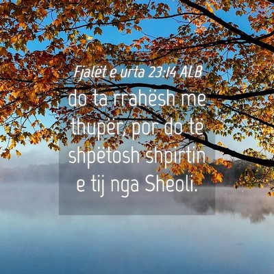 Picture 04 - Fjalët e urta 23:14 ALB - do ta rrahësh me thupër, por do të shpëtosh - Bible Verse Picture