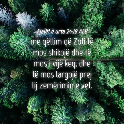Picture 04 - Fjalët e urta 24:18 ALB - me qëllim që Zoti të mos shikojë dhe të mos - Bible Verse Picture