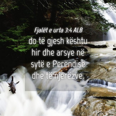 Picture 04 - Fjalët e urta 3:4 ALB - do të gjesh kështu hir dhe arsye në sytë e - Bible Verse Picture