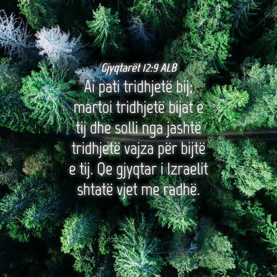 Picture 04 - Gjyqtarët 12:9 ALB - Ai pati tridhjetë bij; martoi tridhjetë bijat e - Bible Verse Picture