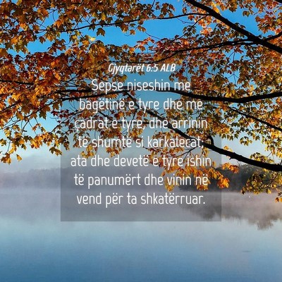 Picture 04 - Gjyqtarët 6:5 ALB - Sepse niseshin me bagëtinë e tyre dhe me - Bible Verse Picture