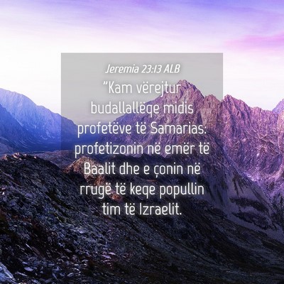 Picture 04 - Jeremia 23:13 ALB - 
