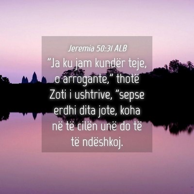 Picture 04 - Jeremia 50:31 ALB - 