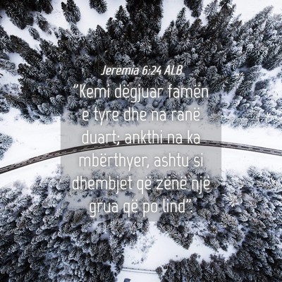 Picture 04 - Jeremia 6:24 ALB - 